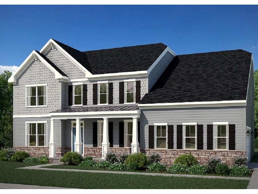 The Carson with Optional Craftsman Elevation with Opt. Stone to Grade, and Opt. Side Load Garage